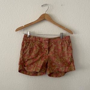 J Crew size 0 floral shorts